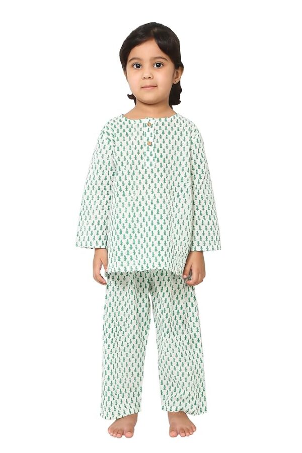 Cotton Night Suit for Boys & Girls | Pajama Sets | Baby Top & Pant | Kids Dress | Printed Night Dress | Sleepwear Suit | P-3