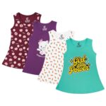 Baby Girl's Midi Dress (Pack of 4)