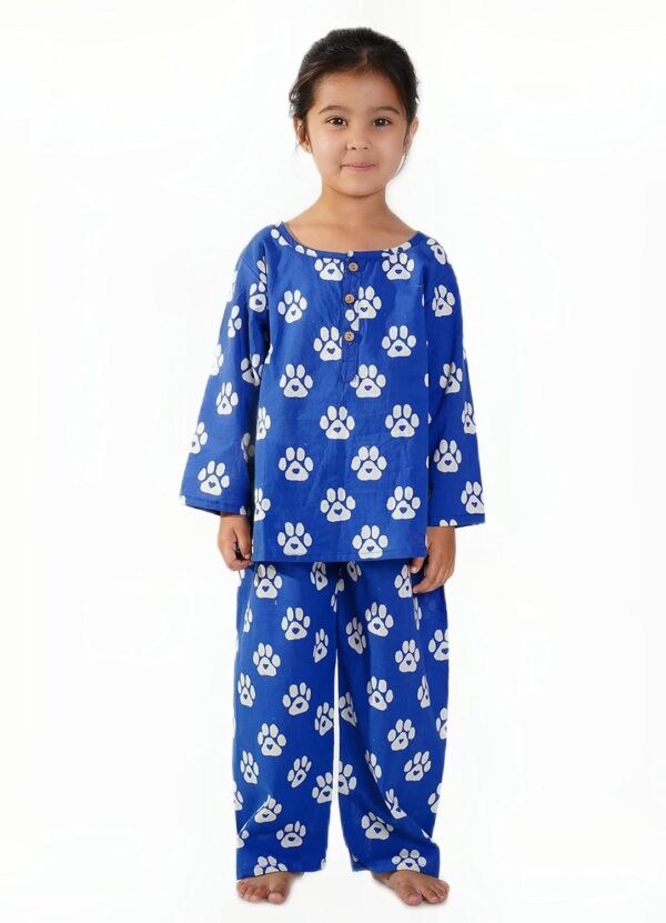 Cotton Night Suit for Boys & Girls | Kids Pajama Set | Baby Girls Top-Pant Set | Kids Dress