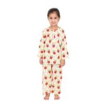 Cotton Night Suit for Boys & Girls | Kids Pajama Set | Baby Girls Top-Pant Set | Kids Dress