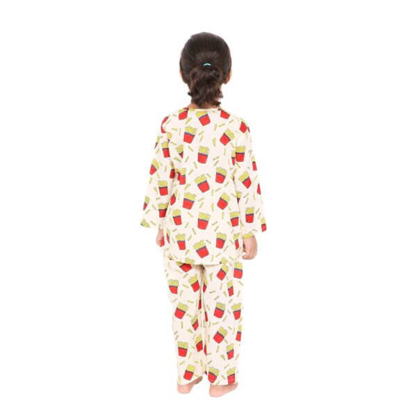 Cotton Night Suit for Boys & Girls | Kids Pajama Set | Baby Girls Top-Pant Set | Kids Dress