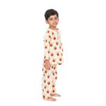 Cotton Night Suit for Boys & Girls | Kids Pajama Set | Baby Girls Top-Pant Set | Kids Dress
