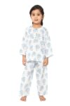 Cotton Night Suit for Boys & Girls | Kids Pajama Set | Baby Girls Top-Pant Set | Kids Dress