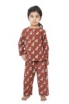 Cotton Night Suit for Boys & Girls | Pajama Sets | Baby Top & Pant | Kids Dress | Printed Night Dress | Sleepwear Suit | P-3