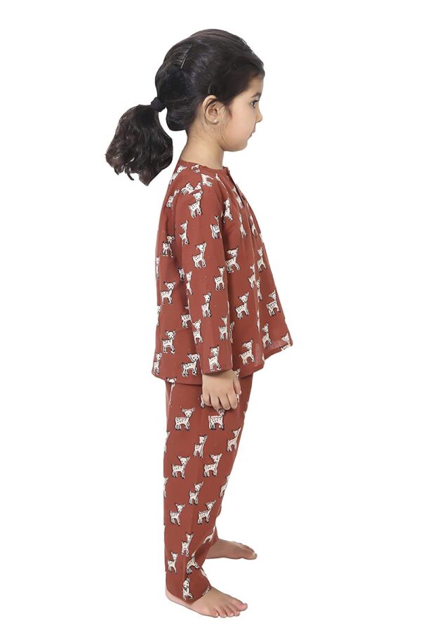 Cotton Night Suit for Boys & Girls | Pajama Sets | Baby Top & Pant | Kids Dress | Printed Night Dress | Sleepwear Suit | P-3
