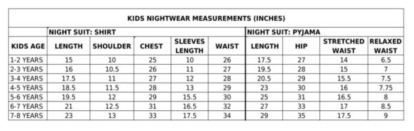 Cotton Night Suit for Boys & Girls | Pajama Sets | Baby Top & Pant | Kids Dress | Printed Night Dress | Sleepwear Suit | P-3