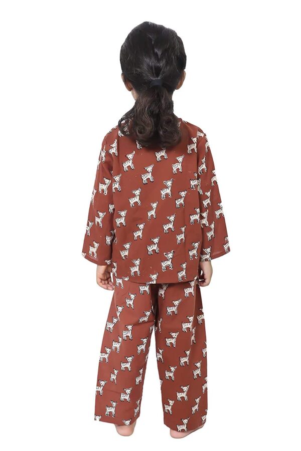 Cotton Night Suit for Boys & Girls | Pajama Sets | Baby Top & Pant | Kids Dress | Printed Night Dress | Sleepwear Suit | P-3