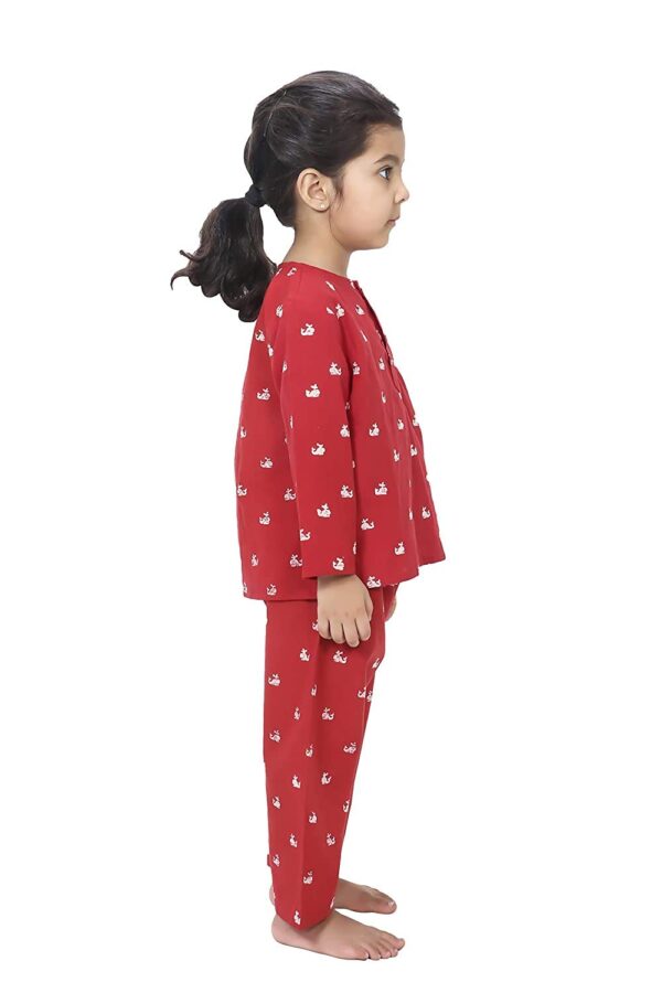 Cotton Night Suit Girls | Pajama Sets Girls | Baby Top & Pant | Kids Dress | Kids Pajama Sets | Kids Printed Night Dress | Sleepwear Suit | Top Pajama Set.