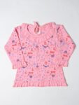 Cotton Printed Full Sleeve Night Suit for Kids, Sleepwear for Girl, Loungewear Cotton Blend Shirt & Pyjama Set, Sleepsuit for Kid, Nightdress for Girls, Night Dress for...
