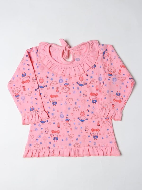 Cotton Printed Full Sleeve Night Suit for Kids, Sleepwear for Girl, Loungewear Cotton Blend Shirt & Pyjama Set, Sleepsuit for Kid, Nightdress for Girls, Night Dress for...