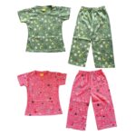 Cotton Printed Pyjama Set | Printed | Cotton | Night Suit | Nightwear | Sleepwear | Sleepwear Baby Products | Pajama Set | Full Cover Dress | 2-3 Years