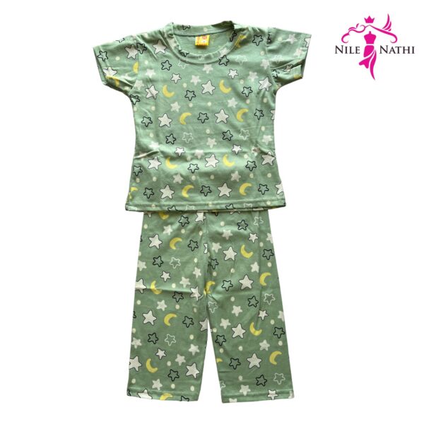 Cotton Printed Pyjama Set | Printed | Cotton | Night Suit | Nightwear | Sleepwear | Sleepwear Baby Products | Pajama Set | Full Cover Dress | 2-3 Years