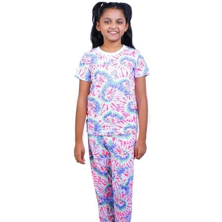 Kids Printed Popsicle Party and Kurta Style Pyjama Set