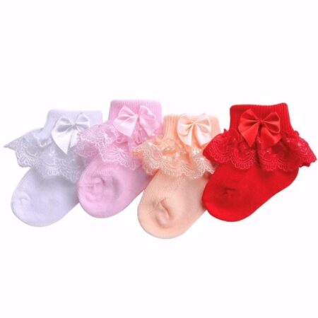 Baby Girl's Cotton Socks (Pack of 4)