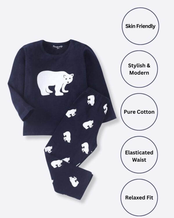 Kids Print Half Sleeves All Day and Night Wear Dress Night Suit T-Shirt & Shorts for Girls