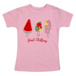 Girl's Premium Cotton Night Suit (Printed T-Shirt & Pant Set/Girls Night Dress/Nightwear) Pack of 1
