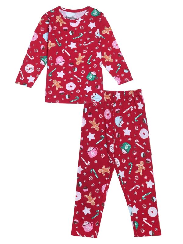 Girl's Premium Cotton Night Suit (Printed T-Shirt & Pant Set/Girls Night Dress/Nightwear) Pack of 1