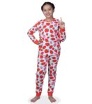 Girls Nightwear | Bottom Pyjama Tshirts | Breathable Fabric Pajama Sets | Cotton Night Dress Jogger | Trouser Full Sleeves Tshirt Night Suit for Kids|Pack 1