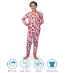 Girls Nightwear | Bottom Pyjama Tshirts | Breathable Fabric Pajama Sets | Cotton Night Dress Jogger | Trouser Full Sleeves Tshirt Night Suit for Kids|Pack 1