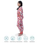 Girls Nightwear | Bottom Pyjama Tshirts | Breathable Fabric Pajama Sets | Cotton Night Dress Jogger | Trouser Full Sleeves Tshirt Night Suit for Kids|Pack 1