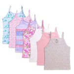 Strappy Cami | Baby Girls Cotton Slip Singlet Neck Slips Camisole | Regular Use Kid Vest | Girl Innerwear | Soft & Comfortable Camisole | Set of- 7