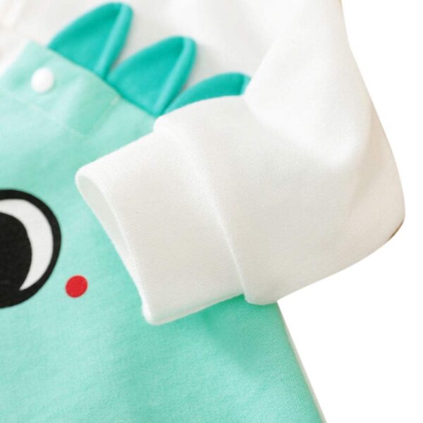 Boys and Girls Cotton Graphic Print Bodysuit In White Color