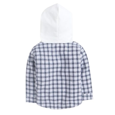 Hopscotch Boys Cotton Blend Plaid Print Set