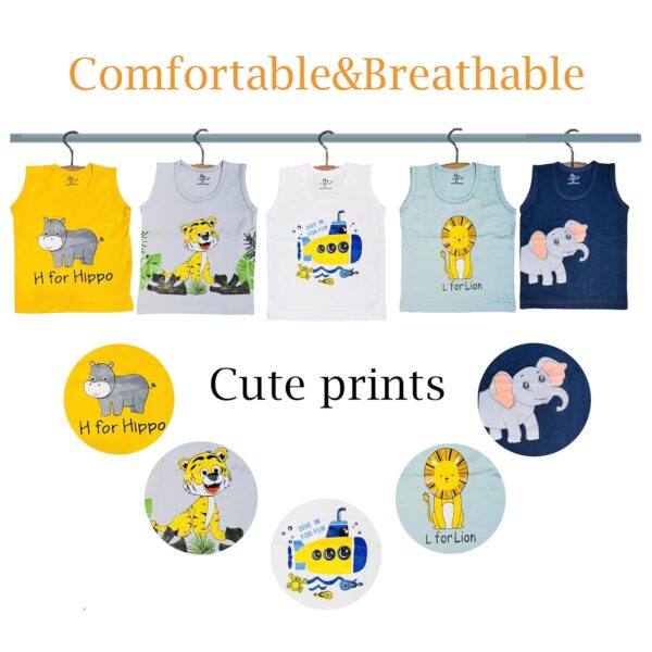 Baby & Kids Summer Wear/T-shirt & Short/Cotton Summer Dress/Cut Sleeves T-shirt Nekar