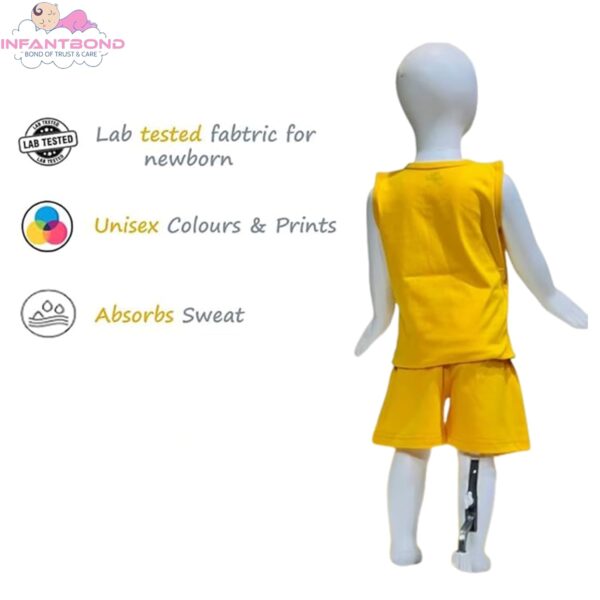Baby & Kids Summer Wear/T-shirt & Short/Cotton Summer Dress/Cut Sleeves T-shirt Nekar