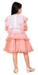 Kids Girl's Cotton Blend Top with Skirt (Peach,1-2 Years)