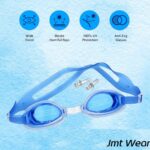 Wear Swimming Kit for Girls with 1 Swimming Costume | Swim Suit | Swimwear | Swimming Dress Goggles Cap Ear Plug Nose Clip (2-3 Yr, Pink)