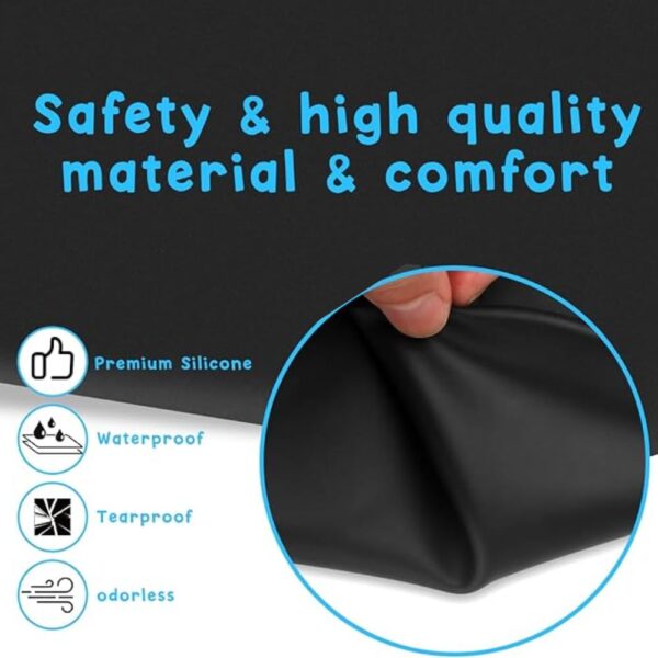 Wear Swimming Kit for Girls with 1 Swimming Costume | Swim Suit | Swimwear | Swimming Dress Goggles Cap Ear Plug Nose Clip (2-3 Yr, Black)