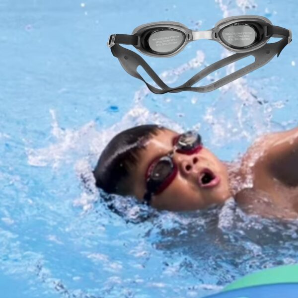 Wear Swimming Kit for Girls with 1 Swimming Costume | Swim Suit | Swimwear | Swimming Dress Goggles Cap Ear Plug Nose Clip (2-3 Yr, Black)