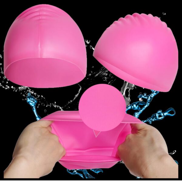 Wear Swimming Kit for Girls with 1 Swimming Costume | Swim Suit | Swimwear | Swimming Dress Goggles Cap Ear Plug Nose Clip (2-3 Yr, Pink)
