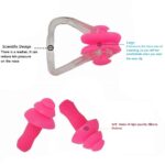 Wear Swimming Kit for Girls with 1 Swimming Costume | Swim Suit | Swimwear | Swimming Dress Goggles Cap Ear Plug Nose Clip (2-3 Yr, Pink)