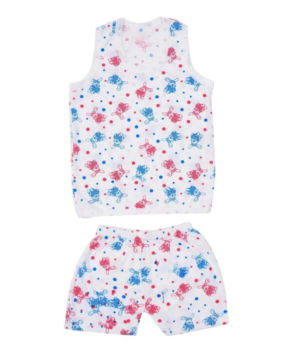Baby Boy and Baby Girl's Summer Cartoon Print Sleevelees Soft Cotton Casual Vest