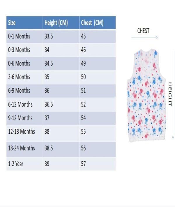 Baby Boy and Baby Girl's Summer Cartoon Print Sleevelees Soft Cotton Casual Vest