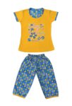 Girl's Cotton Printed Pyjama Set Combo Pack of 5