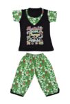 Girl's Cotton Printed Pyjama Set Combo Pack of 5