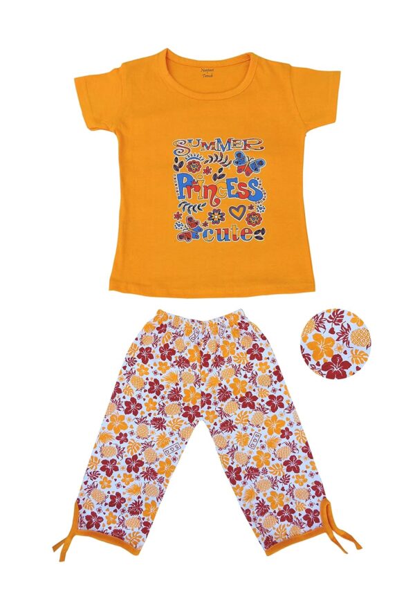 Pyjama Set for Girls/Night Suit for Girls/Nightwear/Sleepwear/Loungewear for Girls Combo Pack of 5