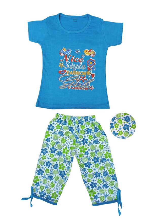 Pyjama Set for Girls/Night Suit for Girls/Nightwear/Sleepwear/Loungewear for Girls Combo Pack of 5