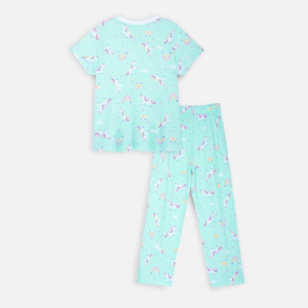 Kids Cotton Night Suit for Boys & Girls, Tshirt & Pyjama Set for Sleepwear