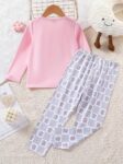 Kids Dress for Baby Girls | Cotton Pajama Set | Full Sleeves with Cute Animal Prints | Perfect for 1-7 Years Old Baby Girl | Pack of 1
