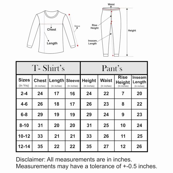 Kids Night Suit | Sleep Wear | Jogger Trouser Full Sleeves Tshirt | Elasticated Waist | Hypoallergenic Sweat Absorber Anti Rash Dress Bottom Pyjama Tee Boys Girls |...