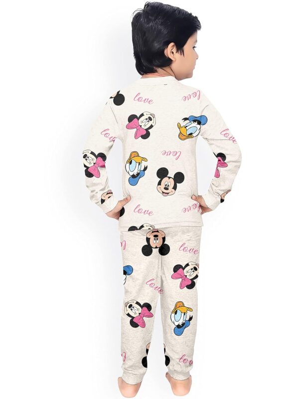 Kids Night Suit | Sleep Wear | Jogger Trouser Full Sleeves Tshirt | Elasticated Waist | Hypoallergenic Sweat Absorber Anti Rash Dress Bottom Pyjama Tee Boys Girls |...