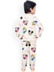 Kids Night Suit | Sleep Wear | Jogger Trouser Full Sleeves Tshirt | Elasticated Waist | Hypoallergenic Sweat Absorber Anti Rash Dress Bottom Pyjama Tee Boys Girls |...