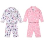 Kids Pajama Set Combo | Cotton |Night Suit | Sleepwear for Baby-On Clound Mine & Dreamy Unicorn