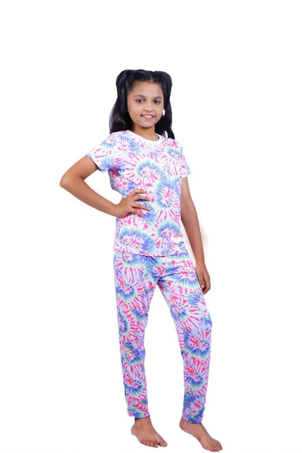Kids Printed Popsicle Party and Kurta Style Pyjama Set