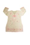 Kids Pure Cotton Pink Floral Chikan Lucknowi Kurta Pajama Set for Girls