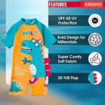 Baby Kids One Piece Swimwear Sun Protection Quick Swimming Suit Design Toddler Summer Bathing Suit for Girls Baby Boys Kids (Pack of 1)
